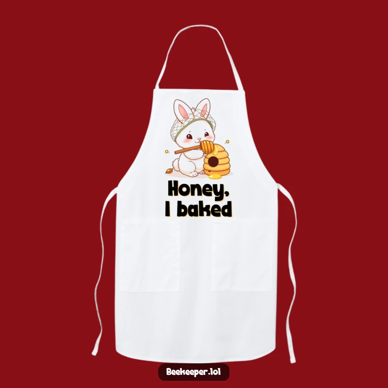 Funny Bunny Beekeeper Apron: Cook with Sweetness on This Nectar Quest Design