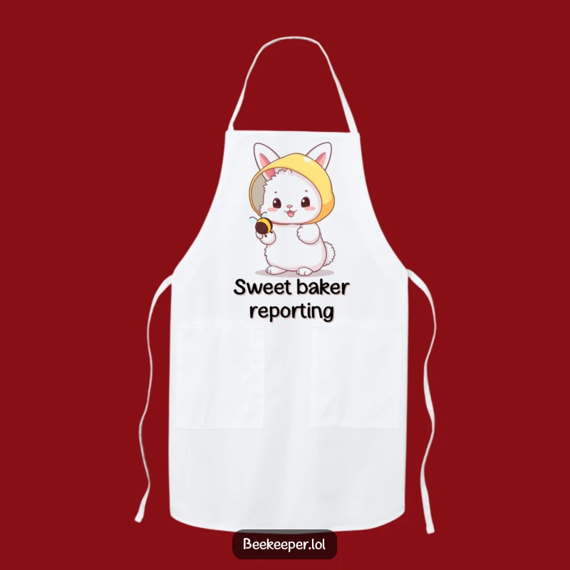Funny Bunny Beekeeper Apron: Cook with Sweet Charm!