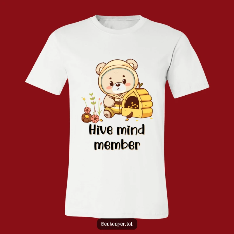 Funny Bear Beekeeper T-Shirt: Explore with Humorous Style!